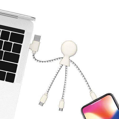 Home office en thuiswerk gadgets: leuke, hippe bedrukte relatiegeschenken ideeën en trends - mr_bio_oplaadkabel(5)