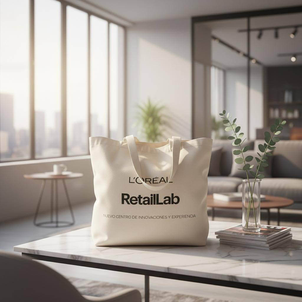 Katoenen tassen op maat laten maken in Europa - katoenen-tas-loreal-retaillab