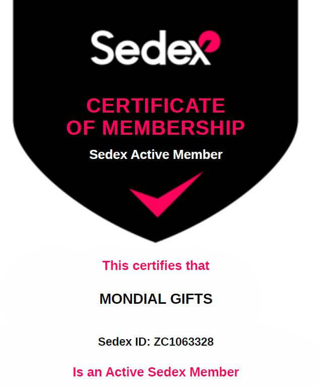 Mondial Gifts is actief Sedex-lid voor verantwoorde en duurzame relatiegeschenken - sedex Mondial Gifts is actief Sedex-lid voor verantwoorde en duurzame relatiegeschenken - sedex